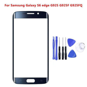 Planet Gates blue S6 Edge Replacement LCD Front Touch Screen Panel Outer Glass Lens For Samsung Galaxy S6 edge Plus G9280 G928H/F With Free Tools