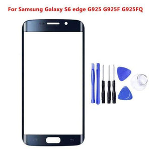 Planet Gates blue S6 Edge Replacement LCD Front Touch Screen Panel Outer Glass Lens For Samsung Galaxy S6 edge Plus G9280 G928H/F With Free Tools