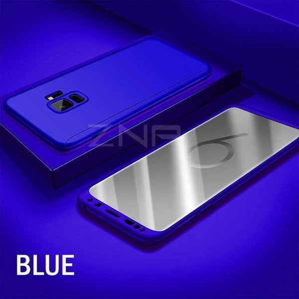 Planet Gates Blue / S7 ZNP Luxury 360 Degree Full Cover Phone Case For Samsung Galaxy S9 S8 Plus Shockproof Cover For Samsung Note 8 S7 Edge S9 Case