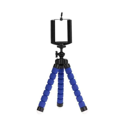 Planet Gates Blue Samsung Xiaomi Huawei Phone Mobile Camera Holder Clip Mini Flexible Gorillapod Octopus Tripod stativ Stand for GoPro
