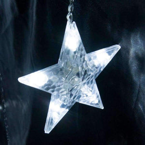 Planet Gates Blue / small stars Led Christmas Lights AC 220v LED Star Curtain Light Holiday lights for Party/New year Decoration Christmas Lights