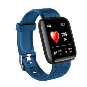 Planet Gates Blue Smart Watch Heart Rate Sleep Monitor Fitness Tracker Blood Pressure Blood oxygen Sports Smartwatch For Android IOS