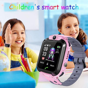 Planet Gates Blue Smart watch LBS Kid Smart Watches Baby Watch for Children SOS Call Location Finder Locator Tracker Anti Lost Watches