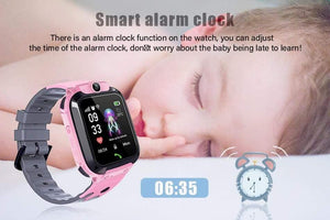 Planet Gates Blue Smart watch LBS Kid Smart Watches Baby Watch for Children SOS Call Location Finder Locator Tracker Anti Lost Watches