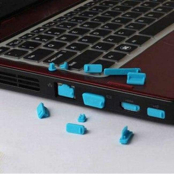 Planet Gates Blue Soft Colorful Silicone Anti Dust Plug Cover Stopper Laptop dust plug laptop dustproof usb dust plug Computer Accessories