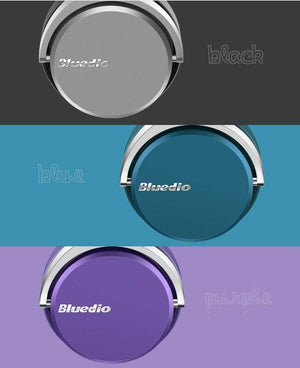 Planet Gates blue / Spain Bluedio Vinyl Premium Wireless Bluetooth headphones  on ear headset clearance sale