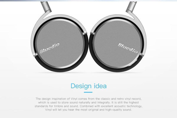 Planet Gates blue / Spain Bluedio Vinyl Premium Wireless Bluetooth headphones  on ear headset clearance sale