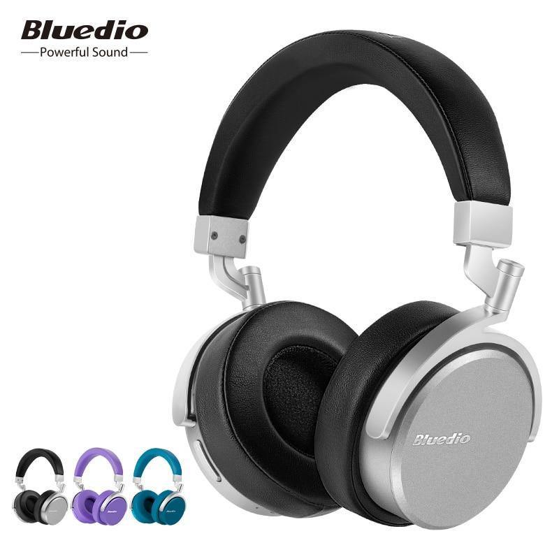Planet Gates blue / Spain Bluedio Vinyl Premium Wireless Bluetooth headphones  on ear headset clearance sale