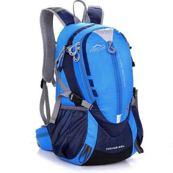Planet Gates Blue Sport Bike Bag 25L Waterproof Nylon Bicycle Riding Backpack Road Cycling Backpacks Men's Rucksacks Packsack Knapsack