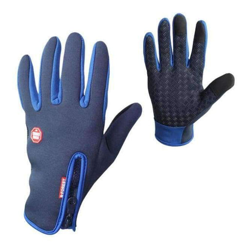 Planet Gates Blue Standard / L Ski Gloves Men Women Child Touch Screen Snowboard Sport Gloves Outdoor Sports Windproof Snow Skiing Motorcycle Gloves