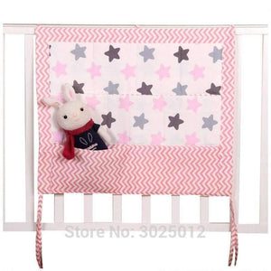 Planet Gates Blue Star Baby Cot Bed Nursery Hanging Storage Bag Crib Organizer Storage Bag 60*50cm Toy Diaper Pocket for Crib Bedding Set