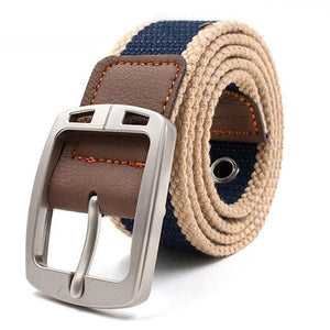 Planet Gates Blue stripe 2 / 110cm Military belt outdoor tactical belt men&women high quality canvas belts for jeans male luxury casual straps