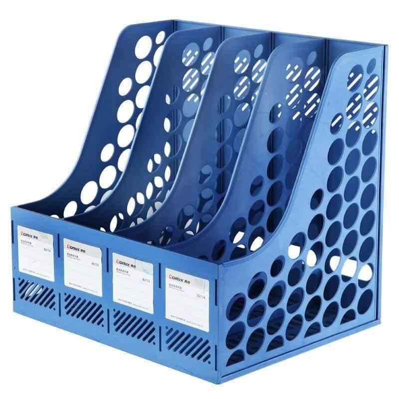 Planet Gates Blue Sturdy Durable File Tray / File Basket / File Bar Blue Black White Office School Supplies Stationery (B2174)
