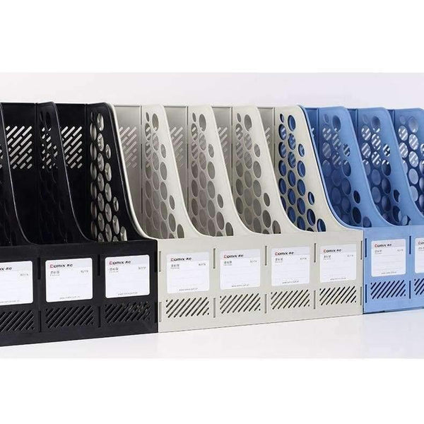 Planet Gates Blue Sturdy Durable File Tray / File Basket / File Bar Blue Black White Office School Supplies Stationery (B2174)