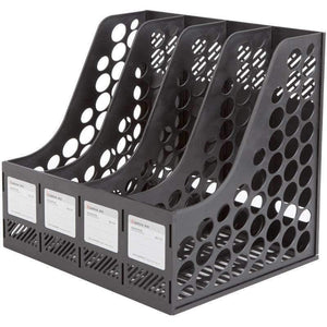 Planet Gates Blue Sturdy Durable File Tray / File Basket / File Bar Blue Black White Office School Supplies Stationery (B2174)