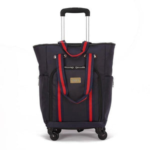 Planet Gates blue Suitcase Bag,Cabin Rolling Luggage ,Universal wheel Travel Case ,Large capacity  trip Trolley , 50*35*20 cm Box