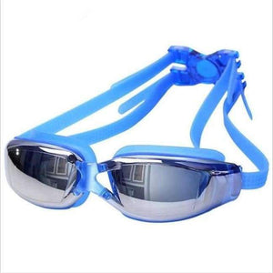 Planet Gates Blue Swimming Goggles Men Women Anti-fog UV Protection Swimming Goggles Waterproof Silicone Swim Glasses Adult Eyewear