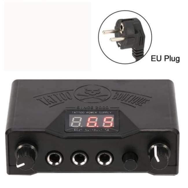 Planet Gates Blue Tattoo Power Supply Double Digital Display Permanent Makeup Tattoo Power Supplies Machine For Liner Shader