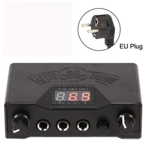 Planet Gates Blue Tattoo Power Supply Double Digital Display Permanent Makeup Tattoo Power Supplies Machine For Liner Shader