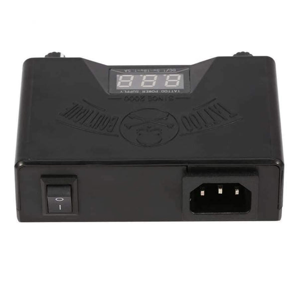 Planet Gates Blue Tattoo Power Supply Double Digital Display Permanent Makeup Tattoo Power Supplies Machine For Liner Shader