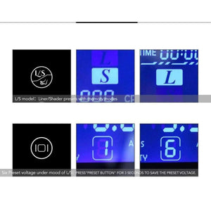 Planet Gates Blue Tattoo Power Supply Tatuagem For Tattoo Machines Touch Screen Source TP-5 Digital LCD Makeup Dual Tattoo Power Supplies