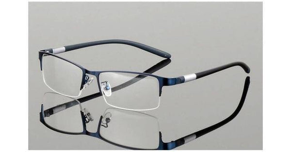 Planet Gates Blue Titanium Glasses Frame Men Eyeglasses Computer Optical Prescription Reading Clear Eye Lens