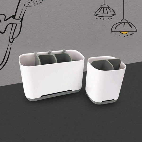 Planet Gates Blue Toothbrush & Toothpaste Storage Holder Cup Toothbrush Organizer Box Case Bathroom Accessories Toothpaste Dispenser Holder