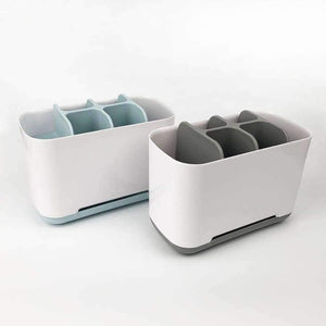 Planet Gates Blue Toothbrush & Toothpaste Storage Holder Cup Toothbrush Organizer Box Case Bathroom Accessories Toothpaste Dispenser Holder