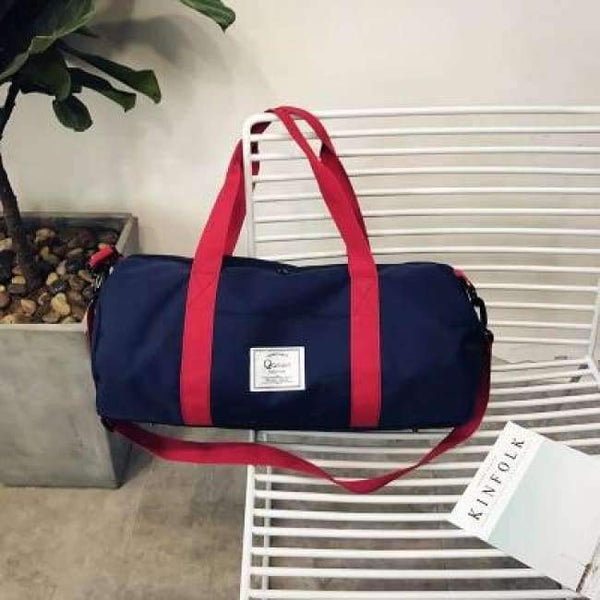 Planet Gates Blue Top Quality Fitness Gym Sport Bags Men and Women Waterproof Sports Handbag Outdoor Travel Camping Multi-function Bag