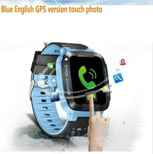 Planet Gates Blue-touch-GPS-photo Watch Smart watch GPS dual positioning watch    Multi-language children's watch