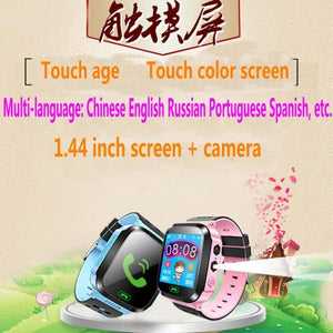 Planet Gates Blue-touch-photo Watch Smart watch GPS dual positioning watch    Multi-language children's watch