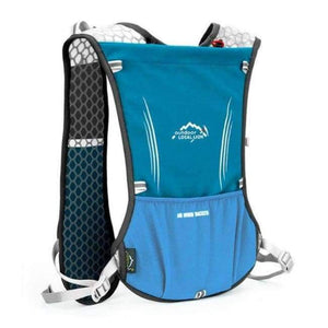 Planet Gates Blue Trail Running Backpack Men Women Ultralight Racing Marathon Hiking Bag Fitness Mobile Phone Holder Sport Accessories