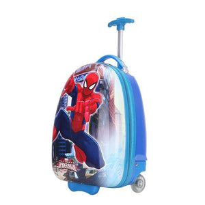 Planet Gates Blue Travel Luggage Child Rolling School Bag Cartoon Students Trolley Case Children Boarding Box Gift