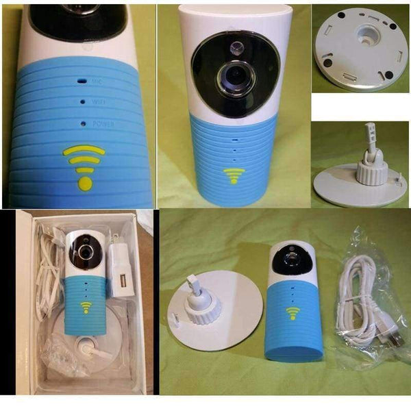 Planet Gates Blue TRINIDAD WOLF Dog Wireless Baby Monitor 720P Security Night Vision Baby Camera Motion Detection Two-Way Audio Baby Video Nanny