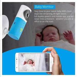 Planet Gates Blue TRINIDAD WOLF Dog Wireless Baby Monitor 720P Security Night Vision Baby Camera Motion Detection Two-Way Audio Baby Video Nanny