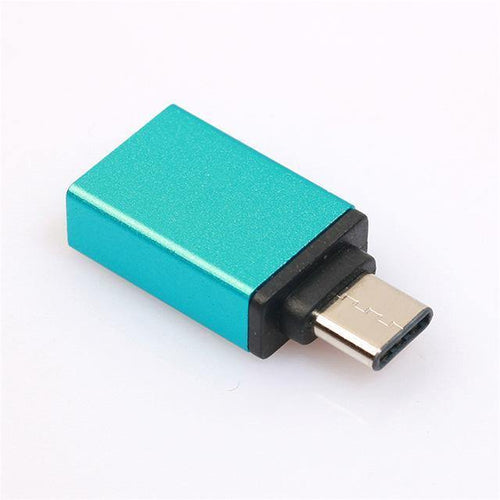 Planet Gates Blue Type-C To USB OTG Mini Adapter 3.0 Converte For Samsung Galaxy Note8 Cell Phone Accessories Charger Adapters