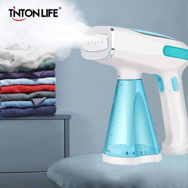 Planet Gates Blue / United States TINTON LIFE Mini Handheld Portable Garment Steamer Travel Electric Steam Brush Iron for Clothes Ironing Machine Home Appliances