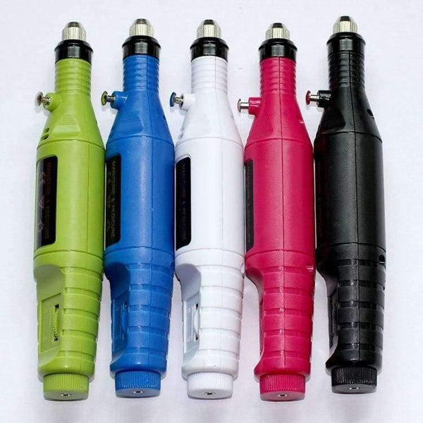 Planet Gates Blue - US Plug Nail Power Drill Set 36bits Electric Drill Toolkit Manicure Pedicure Tools Gel Polish Remover Drill Electric Nail Files Kit