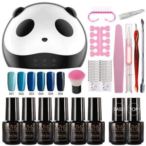 Planet Gates Blue UV Gel Nail Art Kits 36w Nail Dryer Lamp Manicure UV Gel Polish Set For Nail Extension Varnish Lacquer Manicure Tools Kit