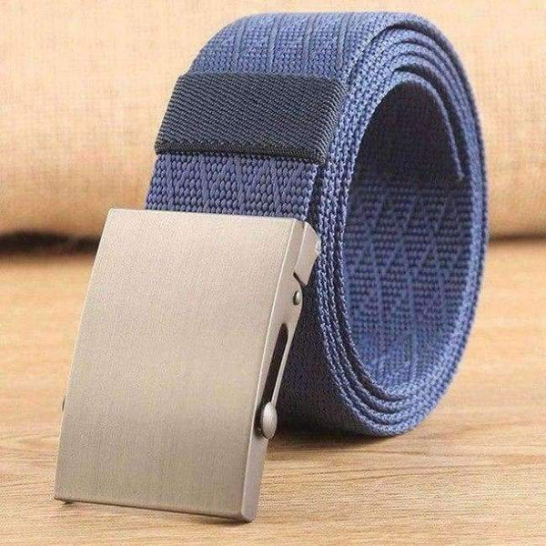 Planet Gates Blue  V Grey Buckle / 100cm FAJARINA New Novelty Unisex Quality Patchwork Nylon Automatic Styles Straped Female Male Belts for Women 38mm Width CBFJ0036