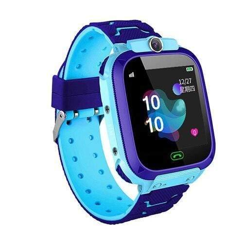 Planet Gates blue waterproof Children LBS Location Smart Watch Waterproof Positioning Kid Smart Watch SOS Camera Touch Screen Voice Chat Baby Phone Watch