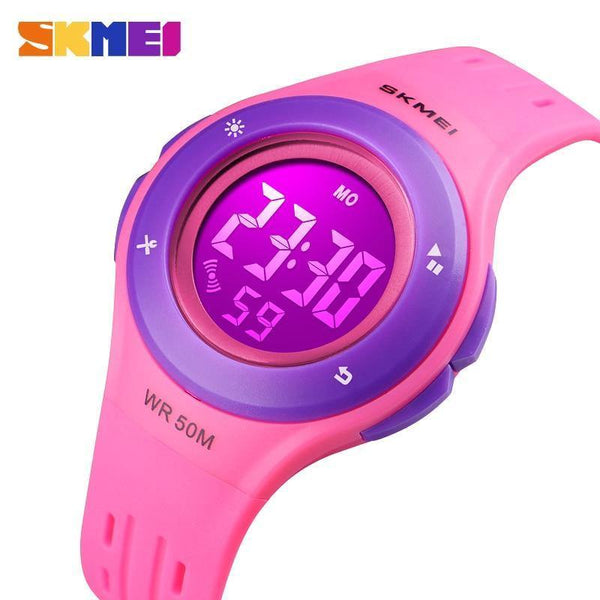 Planet Gates blue Waterproof Children Watch Boys Girls LED Digital Sports Watches Plastic Kids Alarm Date Casual Watch Select Gift for kid