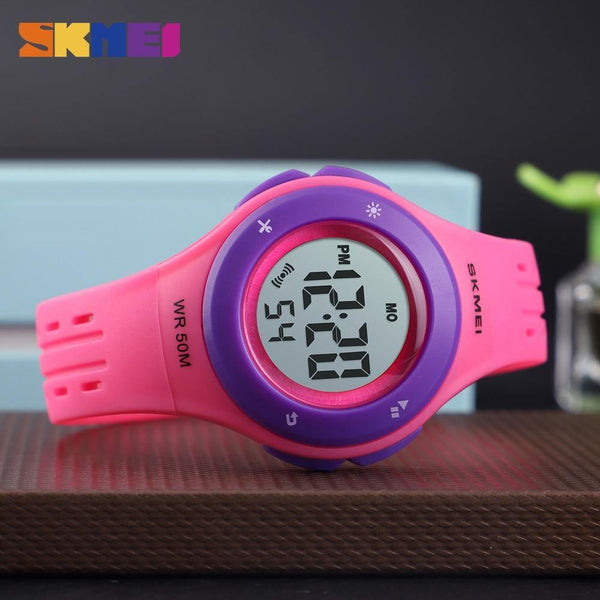 Planet Gates blue Waterproof Children Watch Boys Girls LED Digital Sports Watches Plastic Kids Alarm Date Casual Watch Select Gift for kid