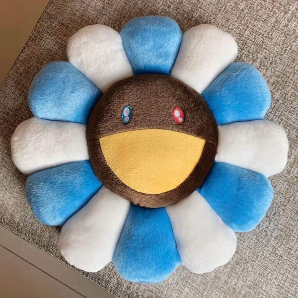 40cm-60cm Sunflower Pillow Soft Flower Stuffed Doll Kawaii Kaikai Kiki Colorful Plush Toy Cushion Gift Sunflower Cushion