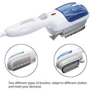 Planet Gates Blue White / EU Warmtoo Portable Household Appliances 220V 800W Travel Handheld Iron Steamer Garment Steam Brush Hand Held for Ironing Clothes