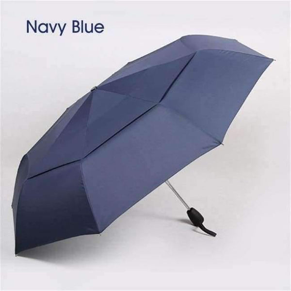 Planet Gates Blue Wind Resistance Umbrella For Men Quality DoubleLayer Folding Automatic Umbrella Rain Women Travel Compact Umbrella Wholesale