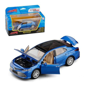 Planet Gates Blue with box New 1:32 Toyota Eighth Generation 8 Camry Simulation Car Model Alloy Car Model Toy Car Decoration Boy Birthday Gift Collection