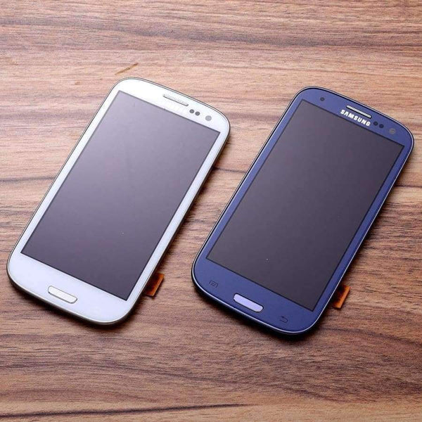 Planet Gates blue with frame LCD For Samsung Galaxy S3 LCD Display Touch Screen Digitizer Replacement For SAMSUNG Galaxy S3 Neo I9300i I9308i I9301i