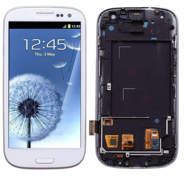 Planet Gates blue with frame LCD For Samsung Galaxy S3 LCD Display Touch Screen Digitizer Replacement For SAMSUNG Galaxy S3 Neo I9300i I9308i I9301i