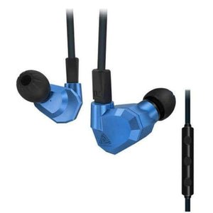 Planet Gates blue with mic Hybrid In Ear Earphones HIFI DJ Monitor Headphone Running Sport KZ AS10 ZS6 Earphones Headset Earbud Two Colors